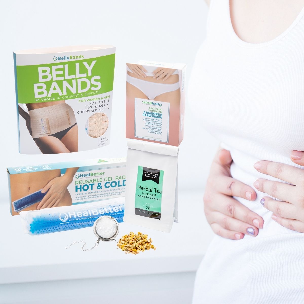 Endometriosis Pain Relief Pack – Belly Bands