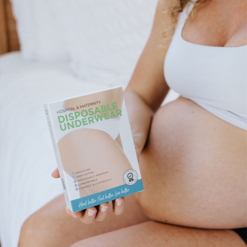 Disposable Maternity Cotton Underwear - Belly Bands