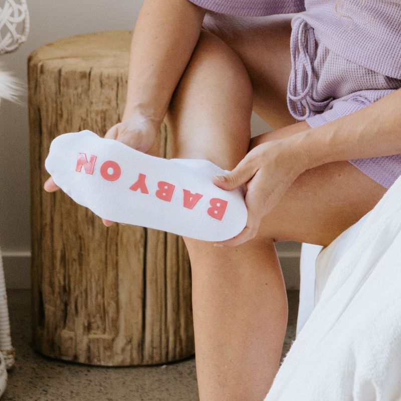 Maternity "Baby On Board" Anti - Slip Socks - Belly Bands
