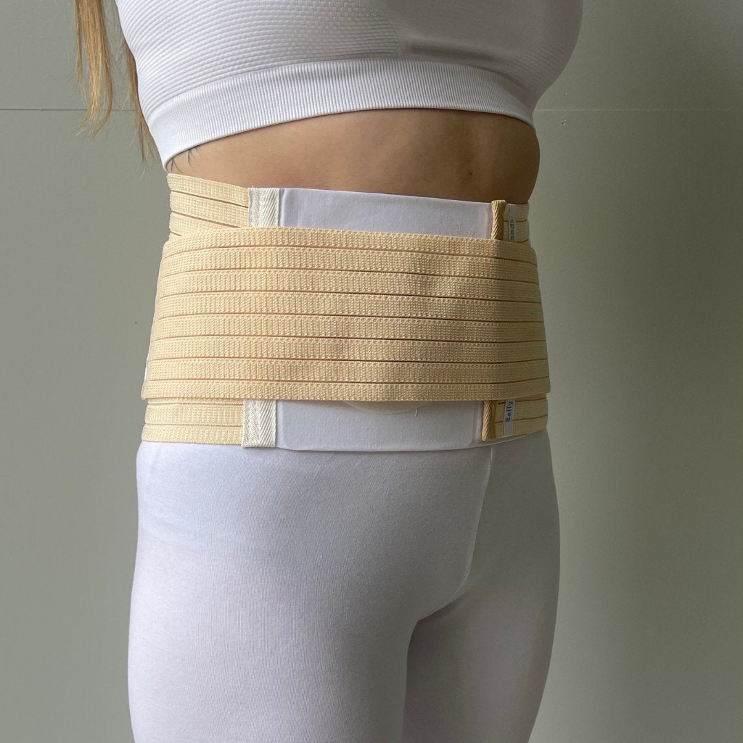 Ostomy hernia support clearance belt